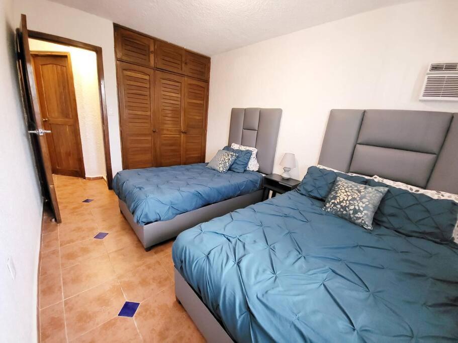 2 Rooms Apartment With Private Beach In Puerto Juarez Cancún Esterno foto