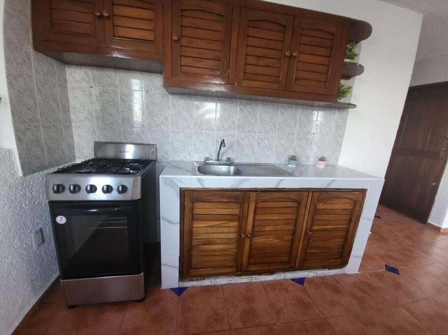 2 Rooms Apartment With Private Beach In Puerto Juarez Cancún Esterno foto