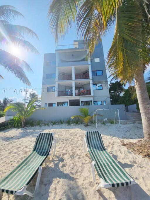 2 Rooms Apartment With Private Beach In Puerto Juarez Cancún Esterno foto