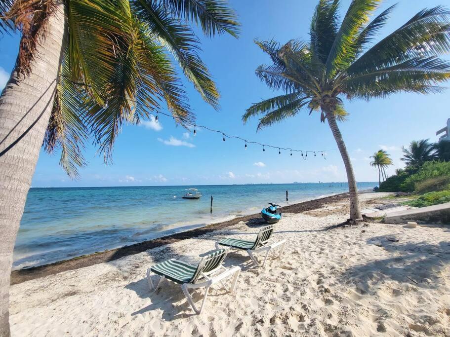2 Rooms Apartment With Private Beach In Puerto Juarez Cancún Esterno foto